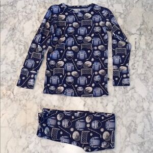 Lev Baby Kids Hockey Theme Pajama Set 5/6T